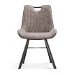 Interiax Chaise de salle à manger Ida Micro Fiber PU Gris miniature