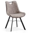Interiax Chaise de salle à manger Ida Micro Fiber PU Gris miniature