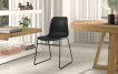 Interiax Chaise de salle à manger June PP Noir miniature