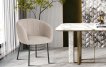 Interiax Dining Chair 'Alina' Bouclé Beige thumbnail
