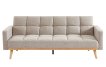Interiax Canapé-lit 'Anna' Beige miniature