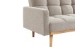 Interiax Canapé-lit 'Anna' Beige miniature