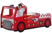 Lit Pompier avec Éclairage LED - Rouge - Lit Enfant miniature