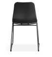 Interiax Chaise de salle à manger June PP Noir miniature