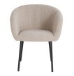 Interiax Dining Chair 'Alina' Bouclé Beige thumbnail