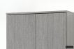 Storage Cabinet 'Ray' 2 Doors and 4 Shelves Grey Oak (180x60x40cm) thumbnail