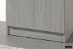 Storage Cabinet 'Ray' 2 Doors and 4 Shelves Grey Oak (180x60x40cm) thumbnail