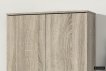 Storage Cabinet 'Ray' 2 Doors and 4 Shelves Sonoma (180x80x40cm) thumbnail