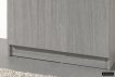 Storage Cabinet 'Ray' 2 Doors and 4 Shelves Grey Oak (180x80x40cm) thumbnail