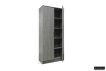 Storage Cabinet 'Ray' 2 Doors and 4 Shelves Grey Oak (180x80x40cm) thumbnail