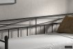 Bedzetel 'Sablo' Zwart 90x200 Met Lattenbodem miniatuur