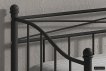 Bedzetel 'Sablo' Zwart 90x200 Met Lattenbodem miniatuur