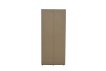 Interiax Kledingkast 'Lena' – 2 Deuren, 2 Lades, 1 Hanger, Spiegel & 1 Legplank | Sonoma Eik | 185x80x52cm miniatuur