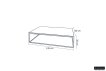 Coffee Table Madeira Mangolia Rectangular (35x120x60cm) thumbnail