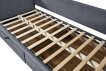 Interiax Liam Bed - Grijs Stof - 90x200cm - 2 schuiven miniatuur
