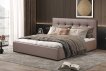 Interiax Morris Bed - Taupe PU Leather - 160x200 cm - Including Storage Trunk thumbnail