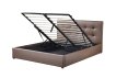Interiax Morris Bed - Taupe PU Leather - 160x200 cm - Including Storage Trunk thumbnail