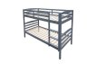 Interiax Tommy Stapelbed - Massief Grenen Grijs - 90x 200 cm - Splitsbaar miniatuur