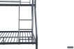 Interiax Trio Stapelbed - Metaal Donkergrijs - 140/90x200 cm - Inclusief Lattenbodems miniatuur