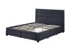 Interiax Jake bed - Grey Fabric -160x200 cm - Including Slatted Base thumbnail