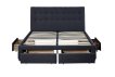 Interiax Jake bed - Grey Fabric -160x200 cm - Including Slatted Base thumbnail