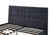 Interiax Jake bed - Grey Fabric -160x200 cm - Including Slatted Base thumbnail