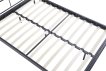 Interiax Lucas Bed - Metal Dark Grey - 140x200 cm - Including Slatted Base thumbnail