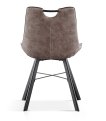 Interiax Chaise de salle à manger Ida Micro Fiber PU Gris miniature