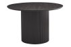 Interiax Table à Manger 'Rayan' 120 cm Ronde Décor Brun Foncé miniature