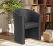 Interiax Tub Chair Sophia Black PU thumbnail