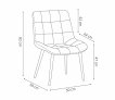 Interiax Dining Chair Lucy Velvet Beige thumbnail