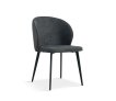 Interiax Dining Chair Livia Fabric Dark Grey thumbnail